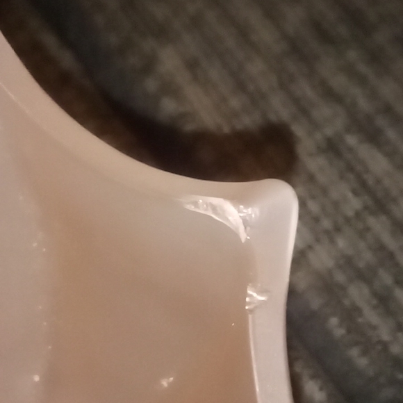 VINTAGE FENTON 1950’s PINK FROSTED SATIN GLASS UMBRELLA TRINKET CANDY DISH BOWL - Picture 11 of 12